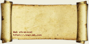 Jana Žeračanin vizit kartica